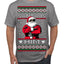 Santa Is Him Funny Gen Z Viral Meme Shades Slang Ugly Christmas Sweater Men's T-Shirt