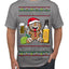 Arriba Abajo Al Centro Pa'Dentro Cheers to Health Salud Ugly Christmas Sweater Men's T-Shirt