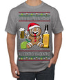 Arriba Abajo Al Centro Pa'Dentro Cheers to Health Salud Ugly Christmas Sweater Men's T-Shirt