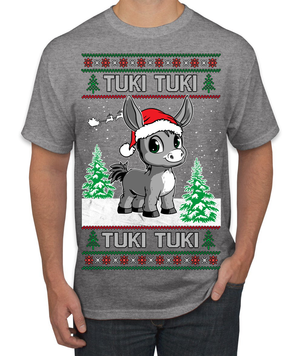 Tuki Tuki Tuki Funny Spanish Music Lyrics Ugly Christmas Sweater Men's T-Shirt