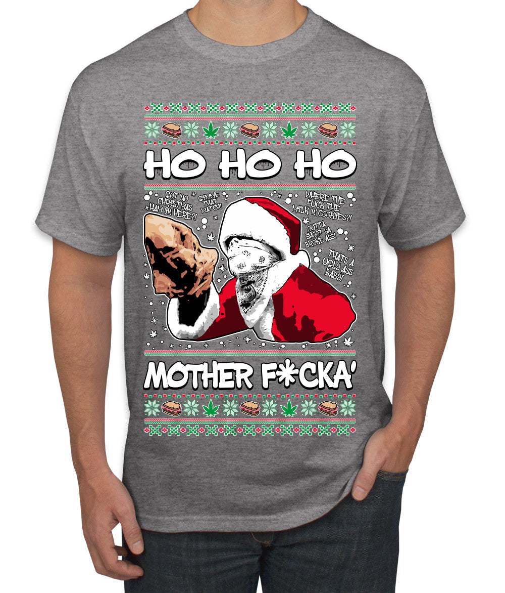 Friday Hood Santa  Ugly Christmas Sweater Men's T-Shirt
