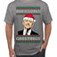 Treason's Greetings Biden President Humor Ugly Christmas Sweater Men's T-Shirt