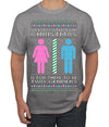 All I Want For Christmas Is For There To Be Two Genders Ugly Christmas Sweater Men's T-Shirt
