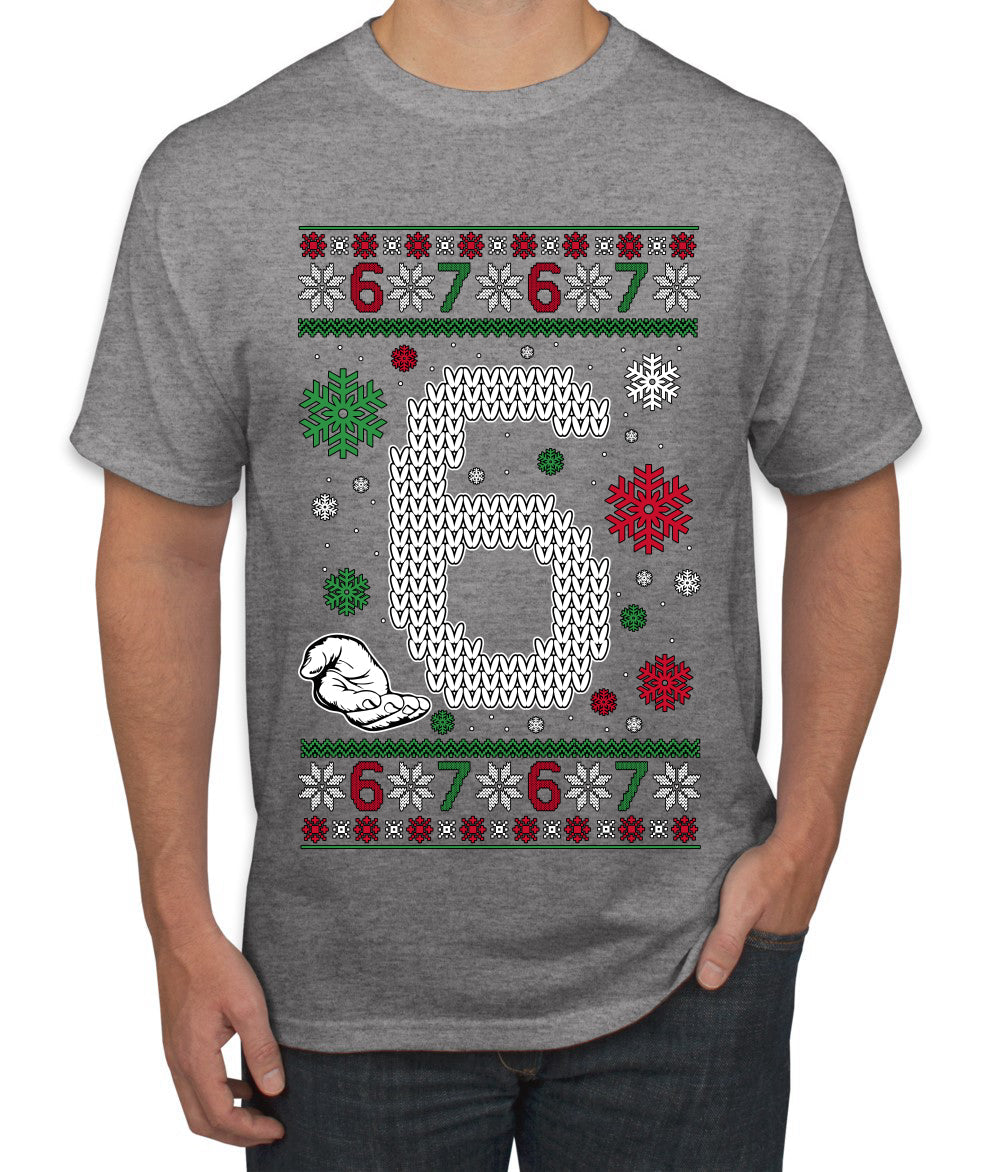 Christmas 6 Meme, Ugly Christmas Sweater Unisex Men's T-Shirt