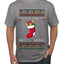 Hefty And Hung Christmas Sweater, Funny  Ugly Christmas Sweater Men's T-Shirt