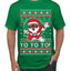 Yo Yo Yo Black Santa Ugly Christmas Sweater Men's T-Shirt