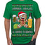 Arriba Abajo Al Centro Pa'Dentro Cheers to Health Salud Ugly Christmas Sweater Men's T-Shirt