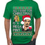Johnny Depp Amber Heard Drinking Mega Pint Ugly Christmas Sweater Men's Graphic T-Shirt