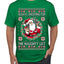 Always Shooting For The Naughty List Ugly Christmas Sweater Men's T-Shirt