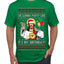 Gonna Party Like It's My Birthday Jesus Ugly Christmas Sweater Men's T-Shirt