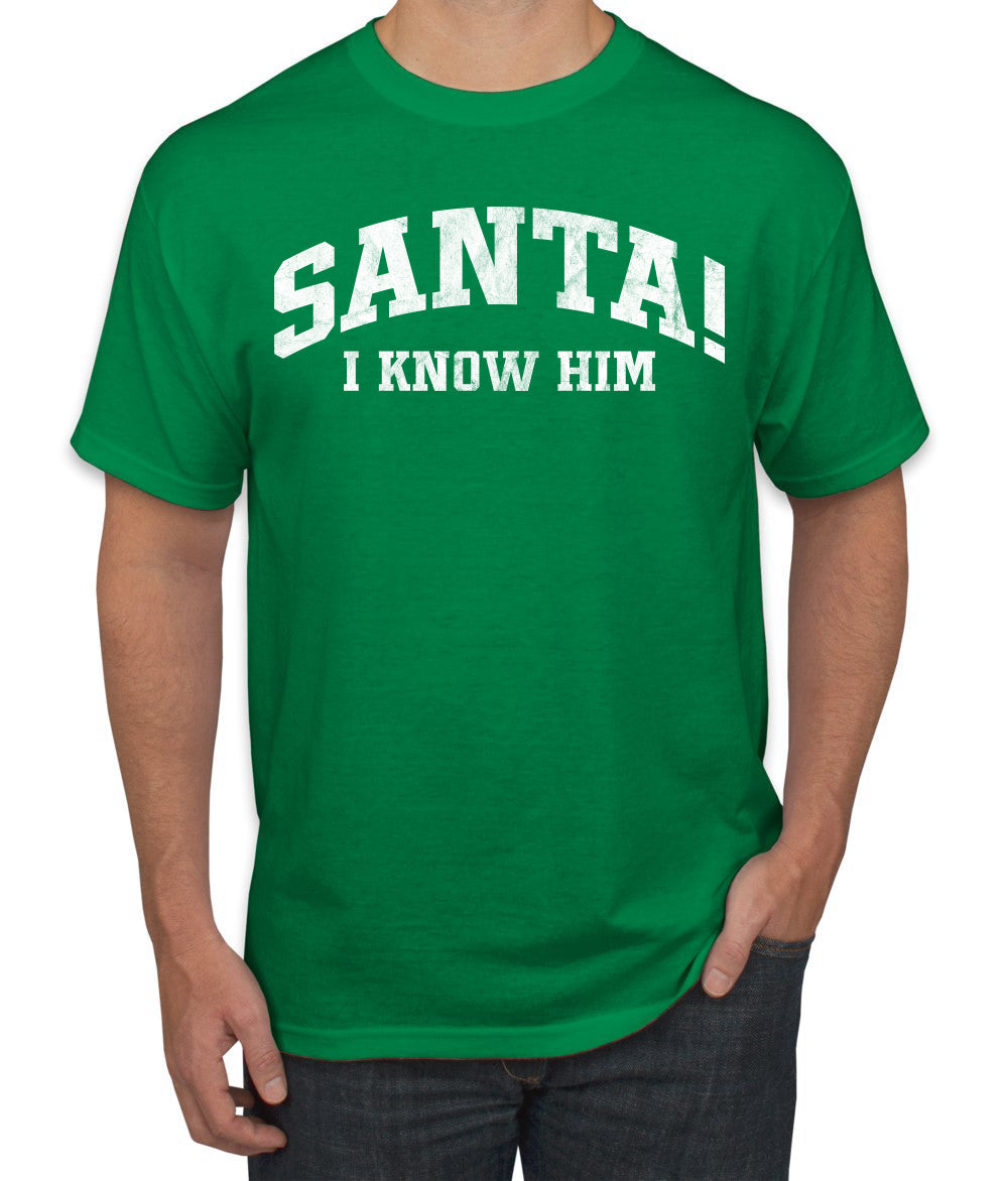 Vintage Movie Quote Santa! I Know Him Christmas Men's T-Shirt