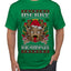 Merry Krampus Santa Folklore Figure Horror Ugly Christmas Sweater Men's T-Shirt