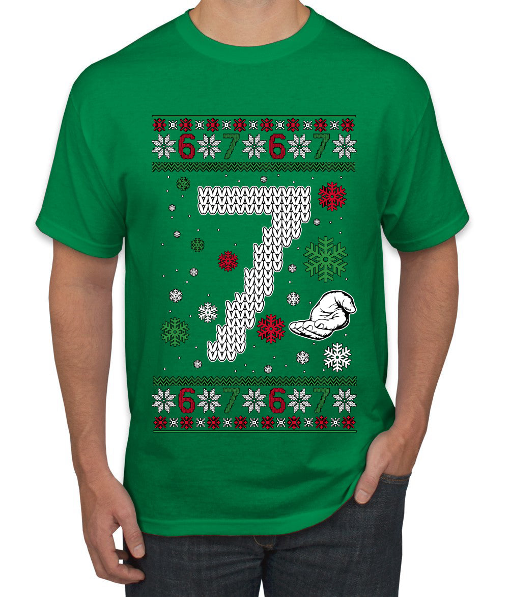 Christmas 7 Meme, Ugly Christmas Sweater Unisex Men's T-Shirt