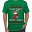 Hefty And Hung Christmas Sweater, Funny  Ugly Christmas Sweater Men's T-Shirt