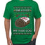 She Loves my Yule Log, Ugly Christmas Sweater Men's T-Shirt