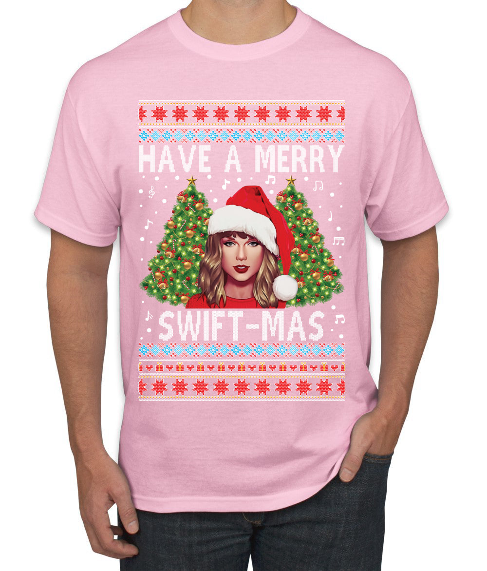 Merry Swiftmas Ugly Christmas Sweater Men's T-Shirt