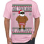 Ask Your Mom If I'm Real Funny Black Santa Claus Censored Ugly Christmas Sweater Men's T-Shirt