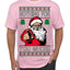 Nothing For You Whore Funny Vulgar Santa Claus Ugly Christmas Sweater Men's T-Shirt
