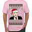 Merry Creedmas Office Humor TV  Ugly Christmas Sweater Men's T-Shirt