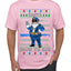 Santa Backs The Blue Pro Police Santa Claus Ugly Christmas Sweater Men's T-Shirt