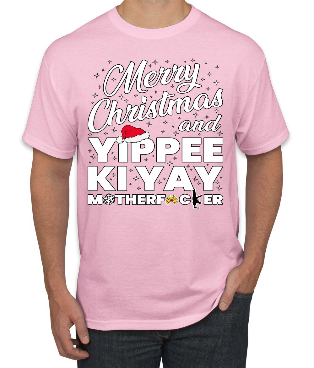 Merry Christmas and Yippee Ki Yay MOFO Christmas Men's T-Shirt