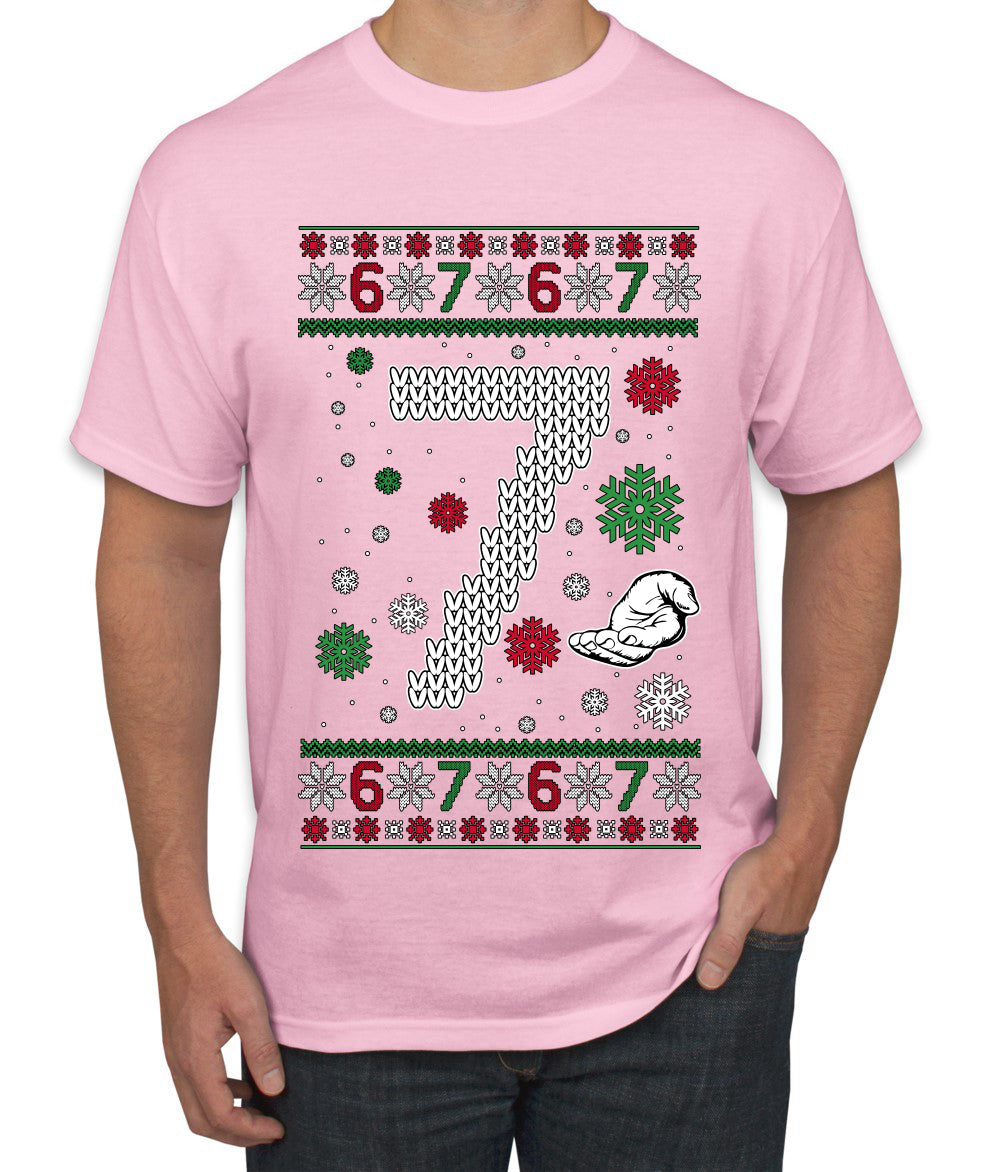 Christmas 7 Meme, Ugly Christmas Sweater Unisex Men's T-Shirt