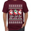 Holiday Spirits Drink Drank Drunk Snowmen Ugly Christmas Sweater Men's T-Shirt