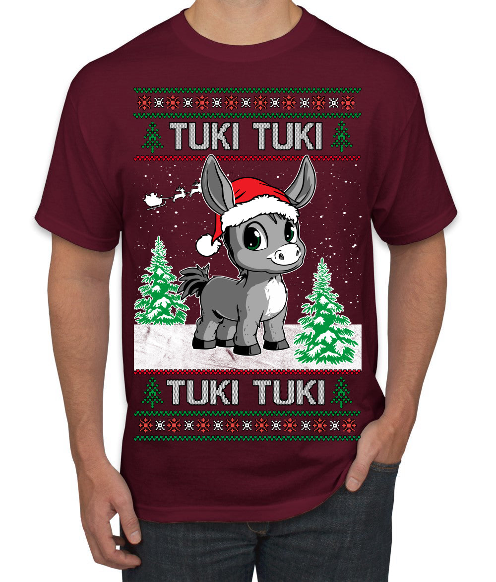 Tuki Tuki Tuki Funny Spanish Music Lyrics Ugly Christmas Sweater Men's T-Shirt