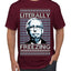 Literally Freezing McConnell Senator  Ugly Christmas Sweater Men's T-Shirt