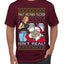 That Santa Mother F Isn't Real Ugly Christmas Sweater Men's T-Shirt