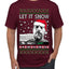 Hunter Let It Snow Biden Ugly Christmas Sweater Men's T-Shirt