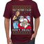 That Santa Mother F Isn't Real CLEAN  Ugly Christmas Sweater Men's T-Shirt