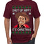 Shut Up Hippy It's Christmas Ugly Christmas Sweater Men's T-Shirt
