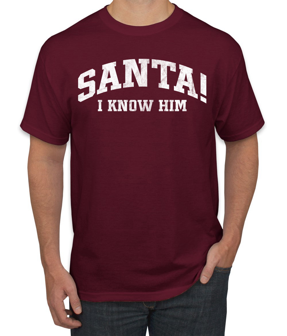Vintage Movie Quote Santa! I Know Him Christmas Men's T-Shirt