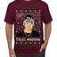 Peso Feliz Navidad Pluma Ugly Christmas Sweater Men's T-Shirt
