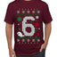 Christmas 6 Meme, Ugly Christmas Sweater Unisex Men's T-Shirt