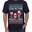 Pour Me Some Holiday Cheer Ugly Christmas Sweater Men's T-Shirt