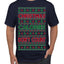 Christmas Calories Don't Count Funny Family Holidays Ugly Christmas Sweater Men's T-Shirt