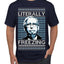 Literally Freezing McConnell Senator  Ugly Christmas Sweater Men's T-Shirt