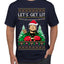 Let's Get Lit Clark Vacation Ugly Christmas Sweater Men's T-Shirt