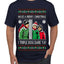 I Triple Dog Dare Ya Merry Story Ugly Christmas Sweater Men's T-Shirt