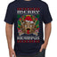Merry Krampus Santa Folklore Figure Horror Ugly Christmas Sweater Men's T-Shirt
