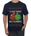 Big and Bobbing, Funny Ugly Christmas Sweater Unisex Men's T-Shirt
