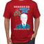 Mistle Joe Shut Up And Kiss Me Man Biden Ugly Christmas Sweater Men's Graphic T-Shirt