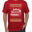 Jolliest Bunch of Assholes Xmas Movie Ugly Christmas Sweater Men's Graphic T-Shirt