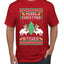 Merry Christmas Bitches Ugly Christmas Sweater Men's Graphic T-Shirt