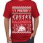 I Prefer Halloween Dancing Skeletons Ugly Christmas Sweater Men's T-Shirt