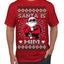 Santa Is Him Funny Gen Z Viral Meme Shades Slang Ugly Christmas Sweater Men's T-Shirt