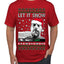 Hunter Let It Snow Biden Ugly Christmas Sweater Men's T-Shirt