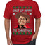 Shut Up Hippy It's Christmas Ugly Christmas Sweater Men's T-Shirt